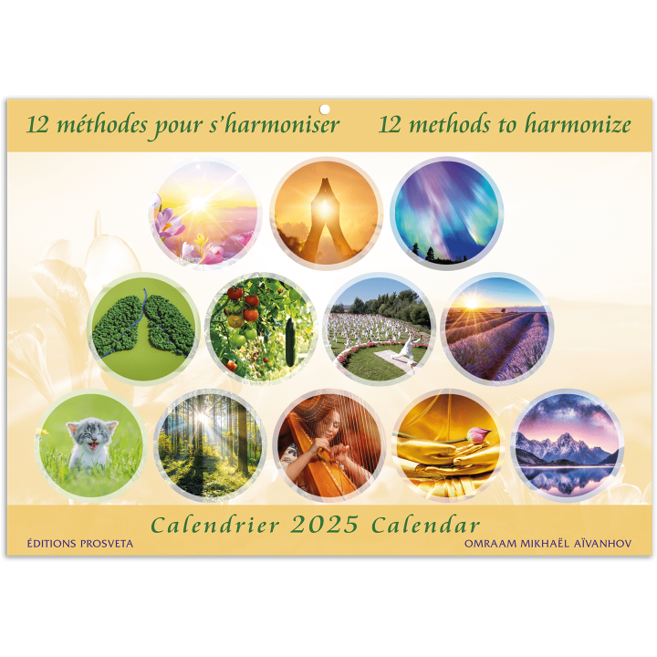 12 méthodes pour s’harmoniser - Calendrier 2025